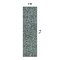 World Rug Gallery Contemporary Tropical Leaves Weather Resistant Indoor/Outdoor Runner Rug 2' x 7' Green 4031GREEN2X7 - alternate 7